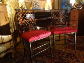 Paire de chaises Napoleon III, Style Napoléon III